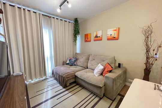 Sala de apartamento para alugar com 2 quartos, 78m² em Vila Lageado, São Paulo