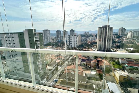 Varanda da Sala de apartamento à venda com 3 quartos, 107m² em Vila Galvão, Guarulhos