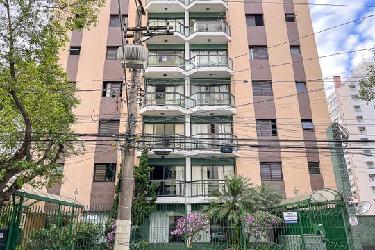 Fachada + plaquinha de apartamento à venda com 3 quartos, 98m² em Santo Antônio, São Caetano do Sul