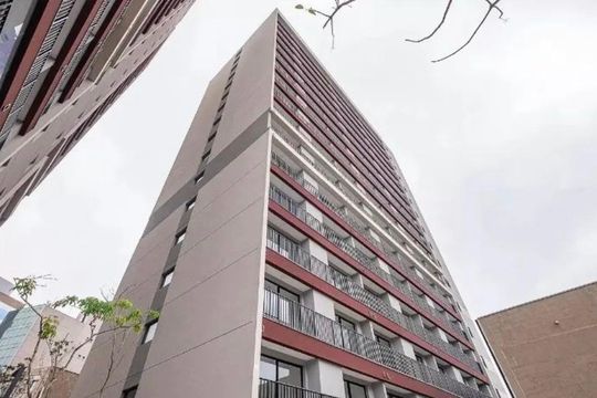 Fachada de kitnet/studio à venda com 1 quarto, 25m² em Pinheiros, São Paulo