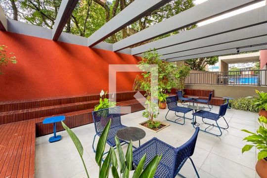 Área comum de kitnet/studio para alugar com 1 quarto, 24m² em Liberdade, São Paulo