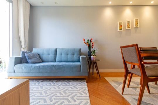 Sala de apartamento à venda com 2 quartos, 50m² em Vila Guilhermina, São Paulo