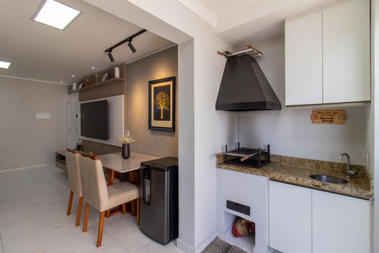 Varanda Gourmet de apartamento para alugar com 3 quartos, 75m² em Vila Barros, Guarulhos