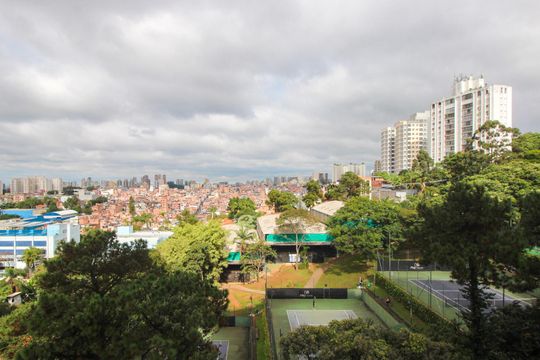 Vista da Suíte de apartamento para alugar com 1 quarto, 28m² em Morumbi, São Paulo