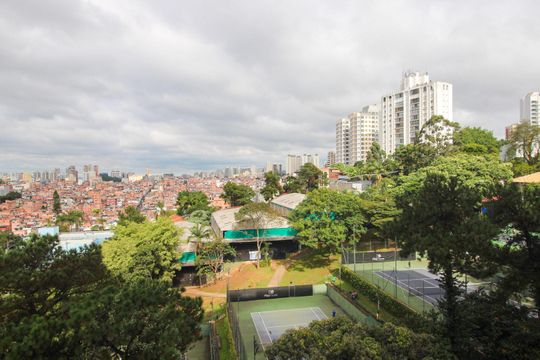 Vista da Varanda da Sala de apartamento para alugar com 1 quarto, 28m² em Morumbi, São Paulo