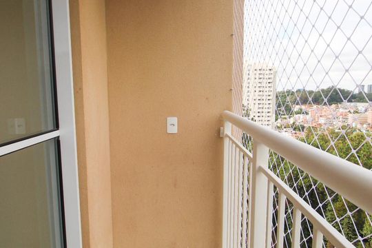 Varanda da Sala de apartamento para alugar com 1 quarto, 28m² em Morumbi, São Paulo