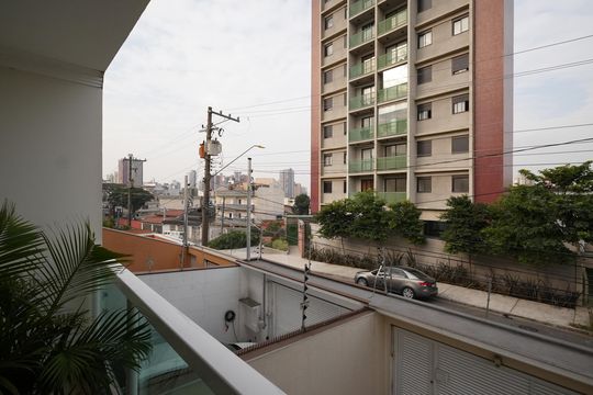 Varanda da Sala de casa à venda com 3 quartos, 250m² em Vila Alpina, Santo André