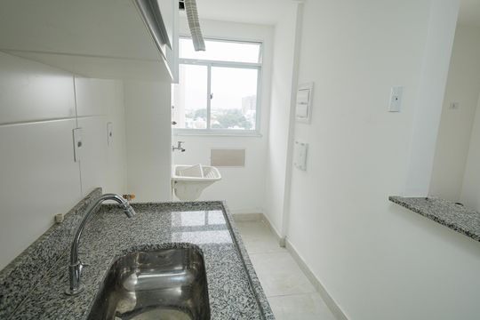 Cozinha de apartamento para alugar com 2 quartos, 50m² em Campo Grande, Rio de Janeiro