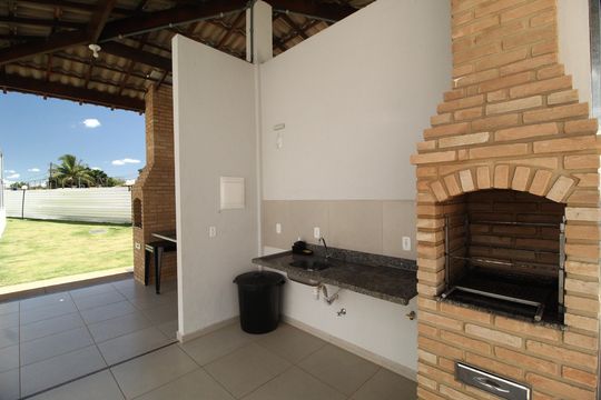 Área comum - Churrasqueira de apartamento para alugar com 2 quartos, 70m² em Morumbi, Uberlândia