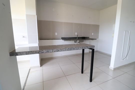 Cozinha de apartamento para alugar com 2 quartos, 70m² em Morumbi, Uberlândia