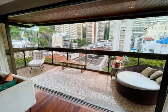 Varanda de apartamento para alugar com 5 quartos, 533m² em Ipanema, Rio de Janeiro