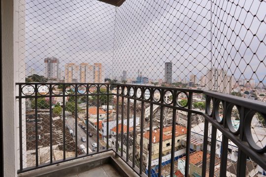 Sacada Quarto 1 de apartamento à venda com 3 quartos, 75m² em Vila Bertioga, São Paulo