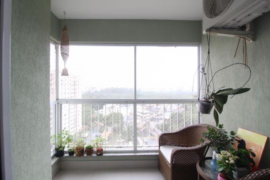 Sala - Varanda de apartamento à venda com 3 quartos, 70m² em Jacarepaguá, Rio de Janeiro
