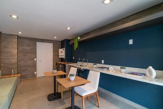Área comum de kitnet/studio à venda com 1 quarto, 25m² em Perdizes, São Paulo
