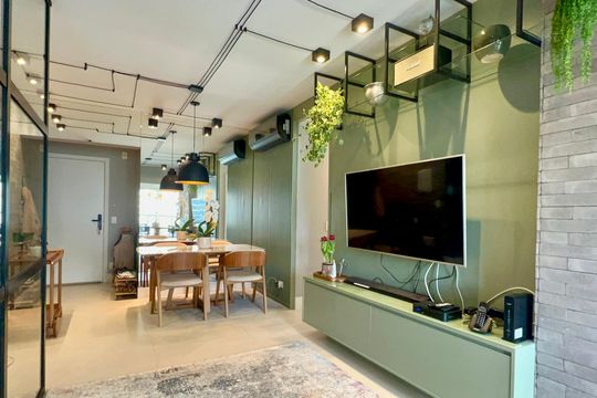 Sala de TV de apartamento à venda com 2 quartos, 70m² em Sumarezinho, São Paulo