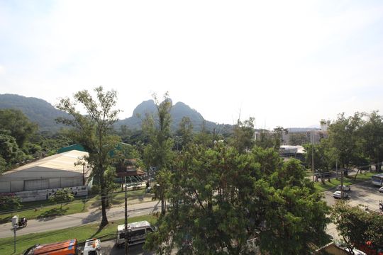 Sala - Vista de apartamento à venda com 1 quarto, 36m² em Jacarepaguá, Rio de Janeiro