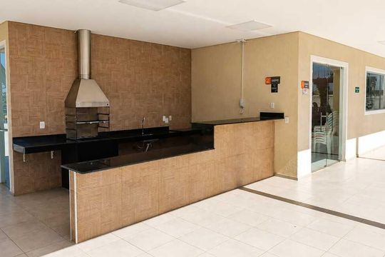 Churrasqueira de apartamento para alugar com 2 quartos, 43m² em Chácara São Pedro, Aparecida de Goiânia