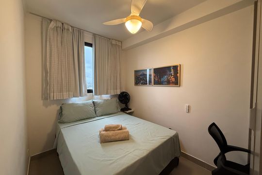 Quarto de apartamento para alugar com 1 quarto, 25m² em Centro Histórico de São Paulo, São Paulo