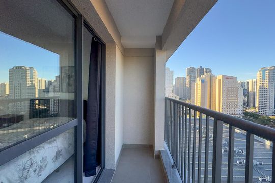 Varanda do studio de kitnet/studio à venda com 1 quarto, 24m² em Vila Cordeiro, São Paulo