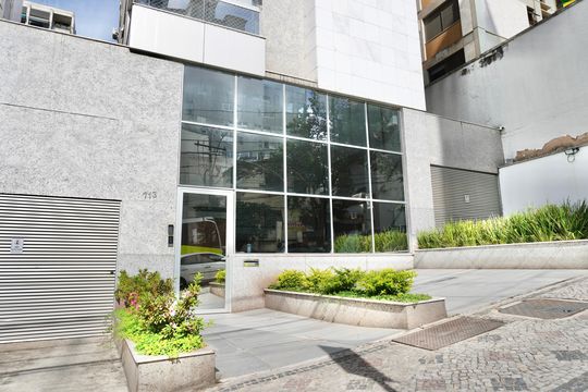Fachada do Prédio de apartamento à venda com 3 quartos, 151m² em Lourdes, Belo Horizonte