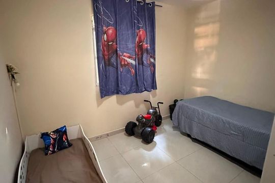 Quarto de apartamento à venda com 2 quartos, 55m² em Vera Cruz, Belo Horizonte