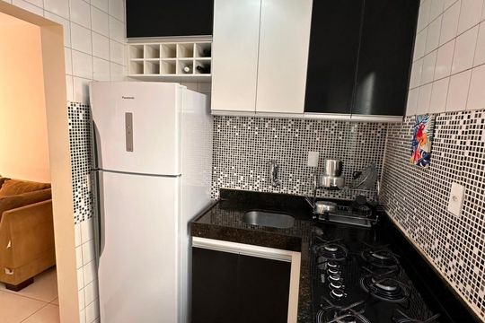 Cozinha de apartamento à venda com 2 quartos, 55m² em Vera Cruz, Belo Horizonte