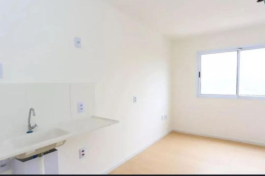 Cozinha de kitnet/studio para alugar com 1 quarto, 17m² em Vila Andrade, São Paulo