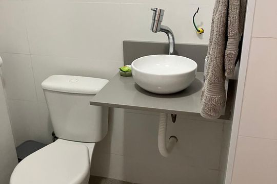 Banheiro de apartamento para alugar com 3 quartos, 111m² em Itaim Bibi, São Paulo