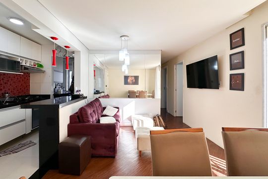 Sala de apartamento à venda com 2 quartos, 59m² em Planalto, São Bernardo do Campo