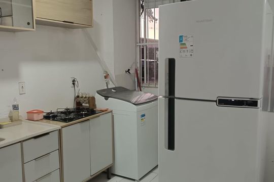 Cozinha de apartamento para alugar com 2 quartos, 42m² em Fátima, Canoas