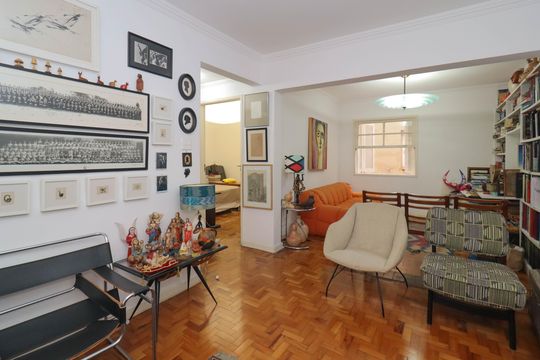 Sala de apartamento à venda com 1 quarto, 50m² em Perdizes, São Paulo