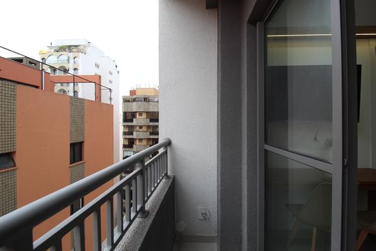 Varanda de apartamento para alugar com 1 quarto, 25m² em Vila Nova Conceição, São Paulo
