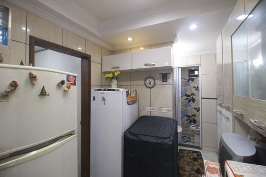 Cozinha de casa para alugar com 1 quarto, 55m² em Cabuís, Nilópolis
