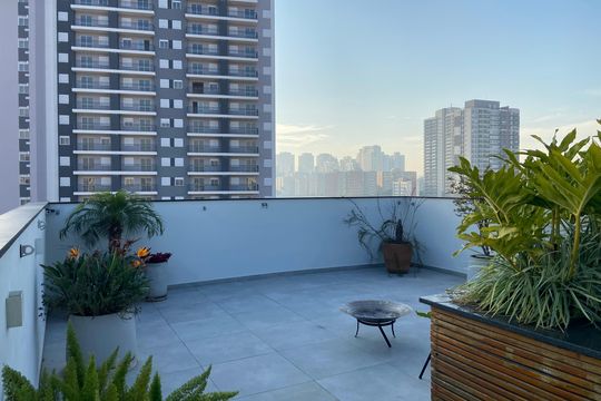 Área comum de apartamento para alugar com 1 quarto, 50m² em Vila Sonia, São Paulo