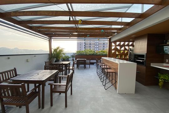 Área comum de apartamento para alugar com 1 quarto, 50m² em Vila Sonia, São Paulo
