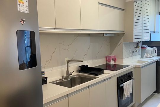Cozinha de apartamento à venda com 2 quartos, 79m² em Butantã, São Paulo