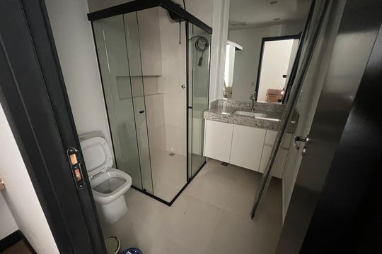 Banheiro de apartamento para alugar com 1 quarto, 39m² em Santana, São Paulo