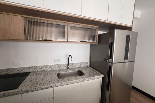 Cozinha de apartamento para alugar com 1 quarto, 39m² em Santana, São Paulo