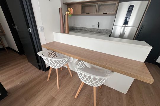 Sala de jantar  de apartamento para alugar com 1 quarto, 39m² em Santana, São Paulo