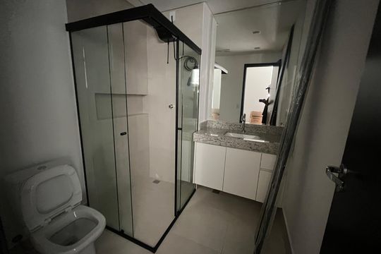 Banheiro de apartamento para alugar com 1 quarto, 39m² em Santana, São Paulo
