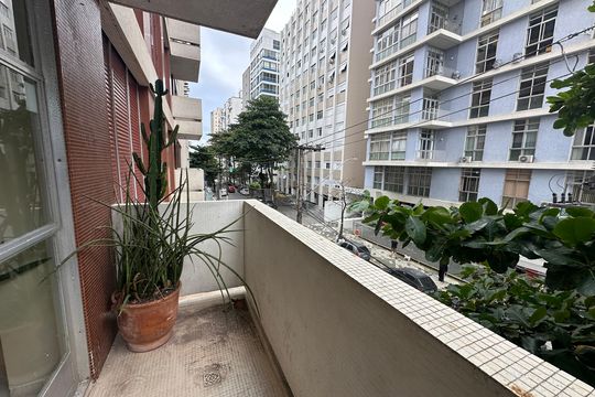 Varanda da Sala de apartamento para alugar com 3 quartos, 138m² em Itararé, São Vicente