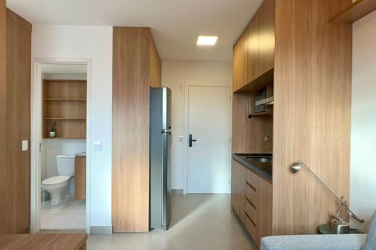 Sala de kitnet/studio para alugar com 1 quarto, 28m² em Pinheiros, São Paulo