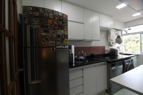 Cozinha de apartamento à venda com 2 quartos, 41m² em Jacarepaguá, Rio de Janeiro