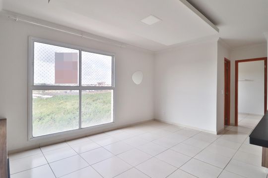 Sala de apartamento para alugar com 2 quartos, 58m² em Jardim Inconfidência, Uberlândia