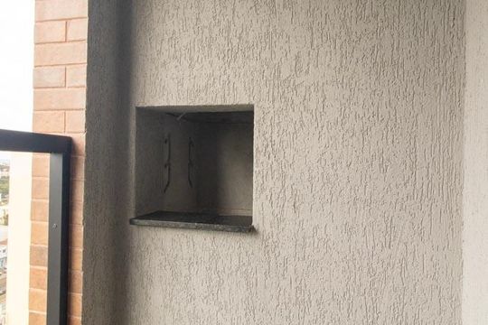 Varanda gourmet de apartamento à venda com 1 quarto, 34m² em Guaíra, Curitiba