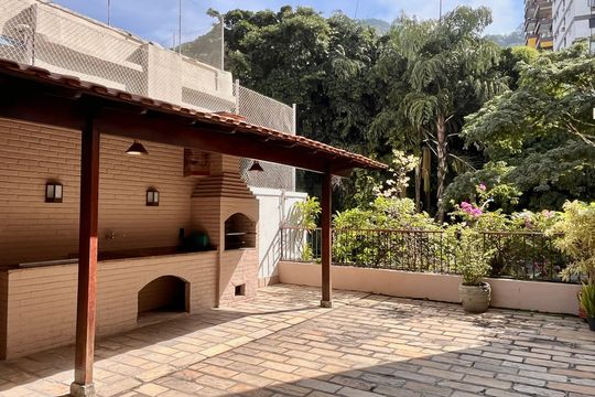 Área comum - Churrasqueira de apartamento à venda com 2 quartos, 94m² em Botafogo, Rio de Janeiro