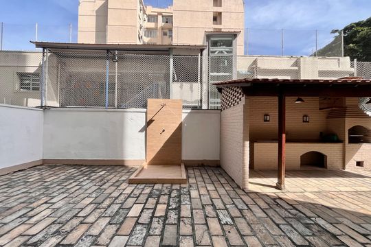 Área comum - Churrasqueira de apartamento à venda com 2 quartos, 94m² em Botafogo, Rio de Janeiro