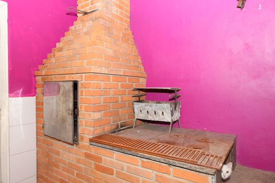 Quintal - Área da Churrasqueira de casa para alugar com 2 quartos, 208m² em Cidade Nitro Operária, São Paulo