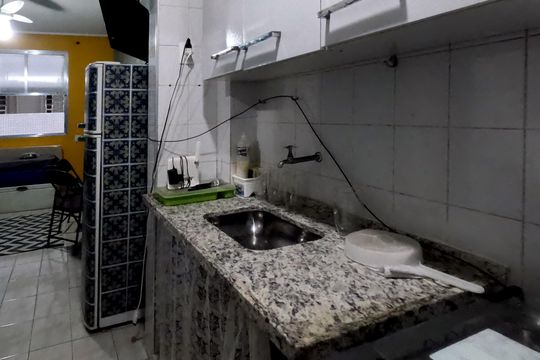 Studio de kitnet/studio para alugar com 1 quarto, 22m² em José Menino, Santos