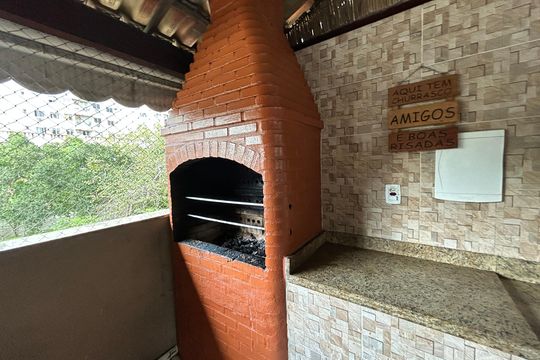 Área comum - Churrasqueira de apartamento para alugar com 2 quartos, 61m² em Praça Seca, Rio de Janeiro